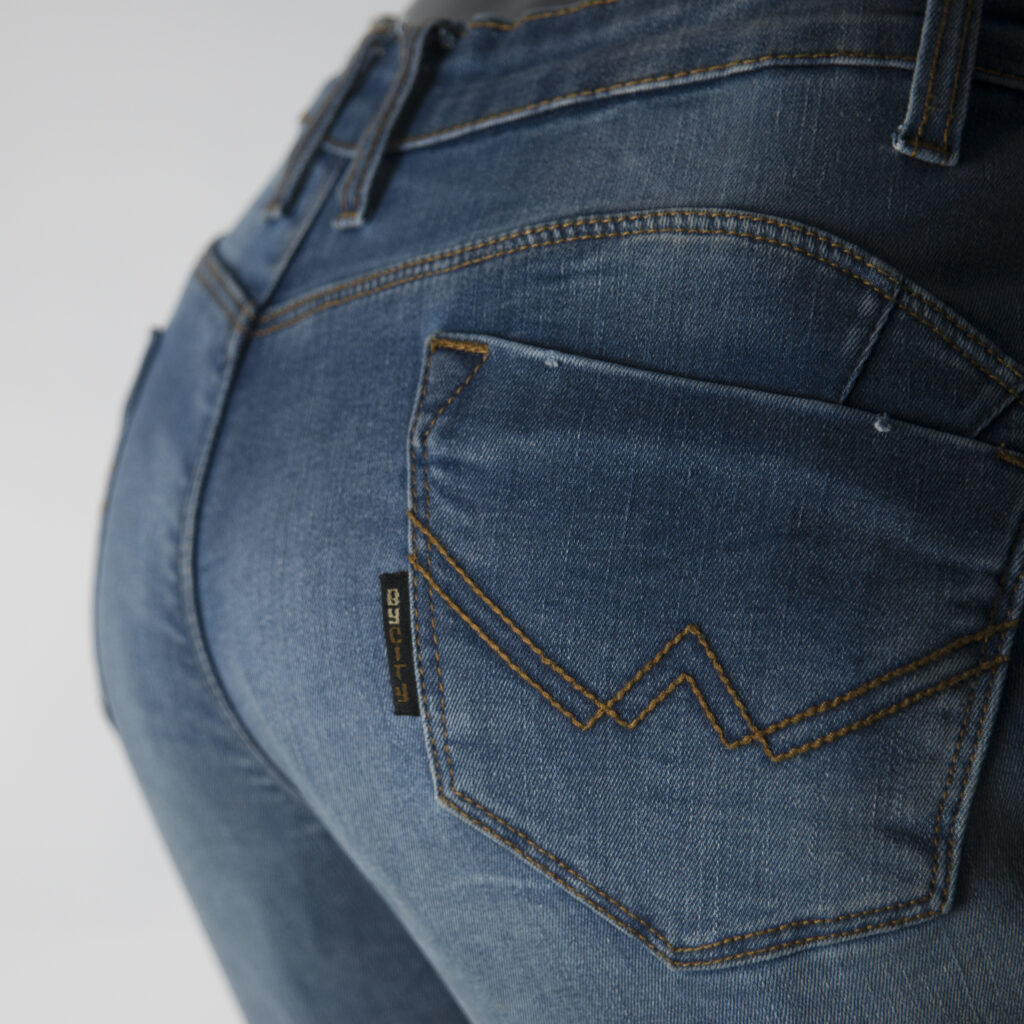 PANTALON VAQUERO MUJER BY CITY CAMALEON AZUL - Imagen 6