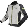 .CHAQUETA LS2 AIRY EVO MAN GRIS-NEGRO-FLUOR