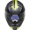 CASCO LS2 FF811 VECTOR II SPLITTER NEGRO-FLUOR - Imagen 3