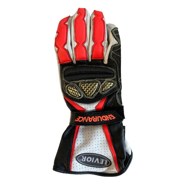 GUANTES LEVIOR ENDURANCE ROJO FLUOR | Motos