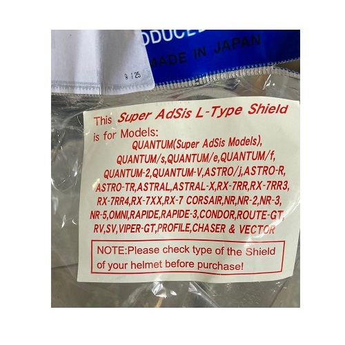 PANTALLA ARAI SUPER ADLIS L-TYPE TRANSPARENTE - Imagen 4