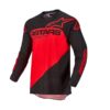 CAMISETA ALPINESTARS RACER SUPERMATIC JERSEY NEGRO-ROJO