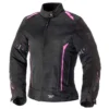 CHAQUETA MUJER SEVENTY SD-JT36 SUMMER TOURING NEGRO-ROSA